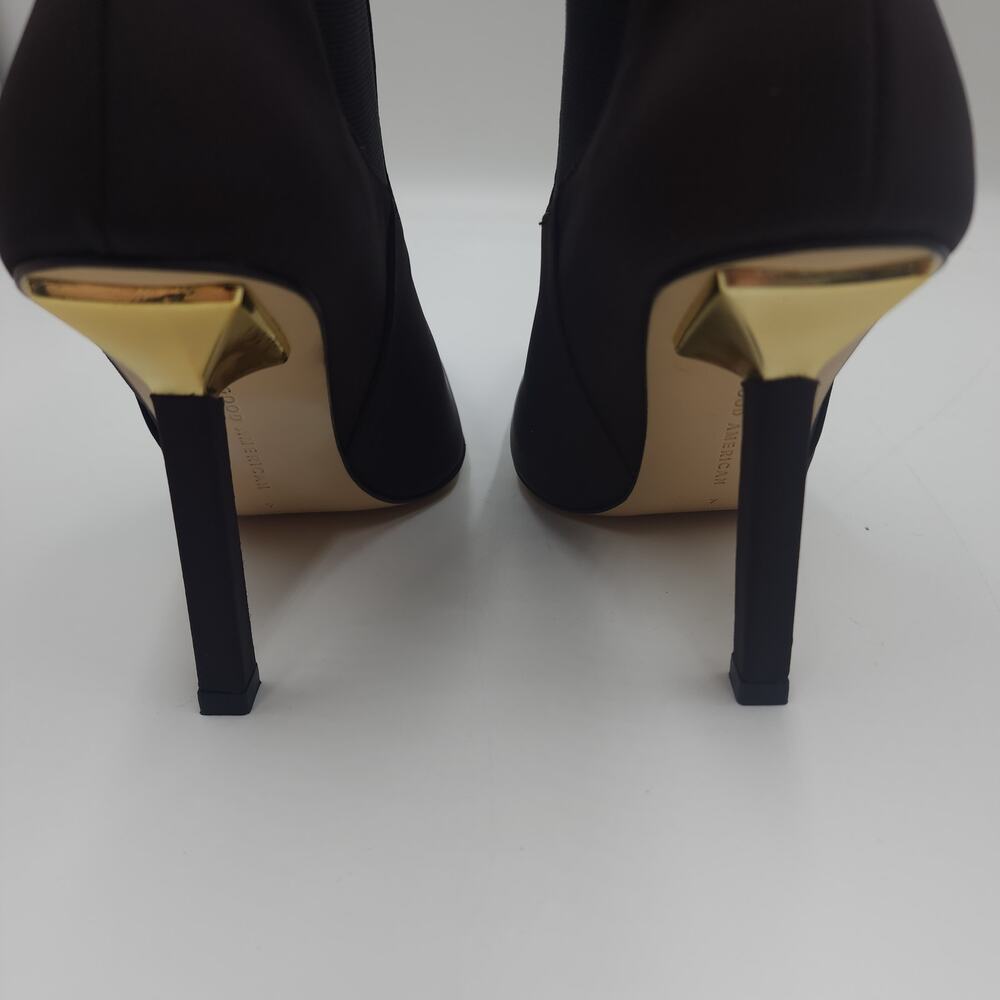 Good American Stiletto Booties in Chocolate Neoprene Size 5.5 - Picture 7 of 9